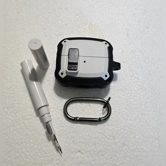 ❤Secure Lock Hard Case For Galaxy Buds 3 And Buds 3 Pro Charging Case White🩵 - Picture 2 of 4